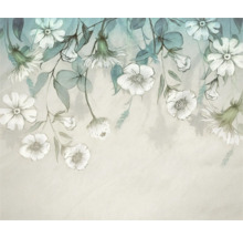 Dekorative Tapete mit Blumenmuster für stilvolle Innenräume