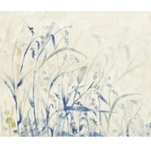 Illustration von Gräsern auf Tapete