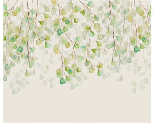 Dekorative Tapete mit Eukalyptusblättern