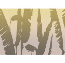 Abstrakte Darstellung von Bananenblattmustern