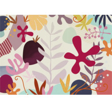 Illustration mit floralen Motiven für dekorative Zwecke