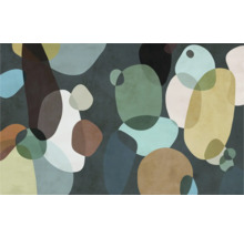 Abstraktes Design mit sich überlappenden Formen