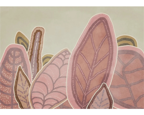 Illustration mit verschiedenen Blättern