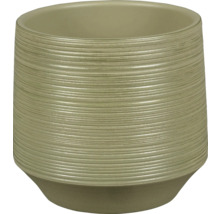 Keramik Blumentopf mit horizontalem Linienmuster