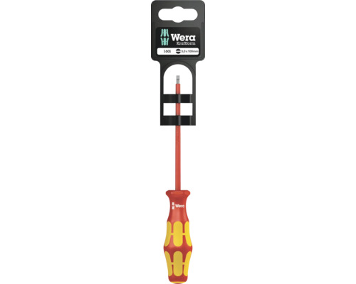 Wera Schlitzschraubendreher, Klingengröße 3,0 x 100 Millimeter