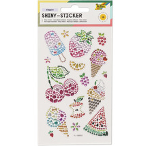 Folia Bringmann Glitzersticker Fruity Set mit 16 Stück