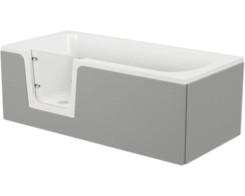 Barrierefreie Badewanne mit integrierter Tür für einfachen Zugang