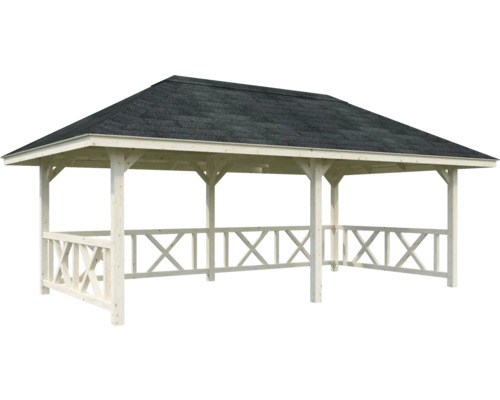 Holzpavillon mit Dach