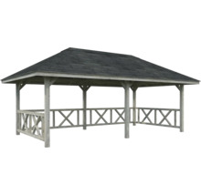 Holzpavillon mit Dach