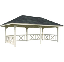 Holzpavillon mit Dach