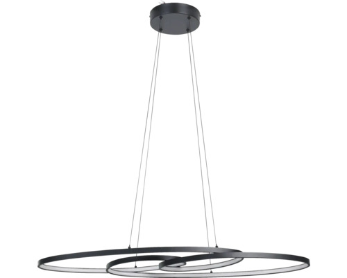 Moderne Hängeleuchte mit drei kreisförmigen Elementen