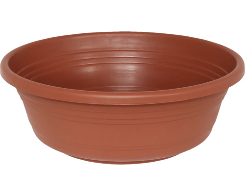 Blumenschale geli Jessica Kunststoff 30 x 30 x 11 cm terracotta Pflanzschale aus Kunststoff