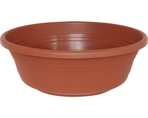 Blumenschale geli Jessica Kunststoff 40 x 40 x 14 cm terracotta Pflanzschale aus Kunststoff