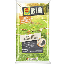 Packung Compo Bio Herbstrasendünger mit 10,05 Kilogramm Inhalt für 200 Quadratmeter
