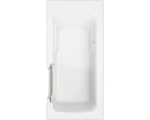 Badewanne mit Duschabtrennung