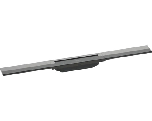 Fertigset Duschrinne hansgrohe RainDrain Flex 700 mm kürzbar brushed black chrome 56043340 ohne Grundkörper Fertigset Duschrinne hansgrohe RainDrain Flex 700 mm kürzbar brushed black chrome 56043340 ohne Grundkörper