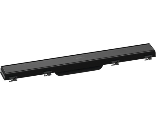 Fertigset Duschrinne hansgrohe RainDrain Match 555 mm schwarz 56036610 ohne Installationsset und den uBox Grundkörper Fertigset Duschrinne hansgrohe RainDrain Match 555 mm schwarz 56036610 ohne Installationsset und den uBox Grundkörper