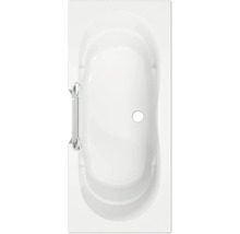 Badewanne mit Tür mittig Anschlag links SCHULTE Q2 75 x 170 cm alpinweiß glatt glänzend mit Front- und 2 Seitenschürzen D80007M4-5