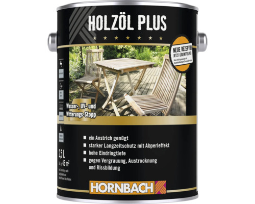 HORNBACH Holzöl Plus lärche 2,5 l