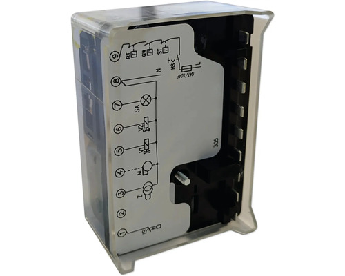 Elektrisches Relais mit Schaltplan