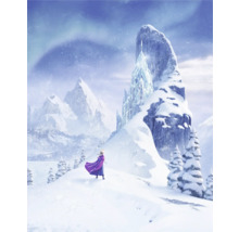 Winterlandschaft mit Eispalast und weiblicher Figur