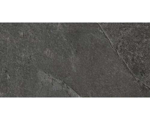 Dunkelgraue Bodenfliese mit Steinoptik