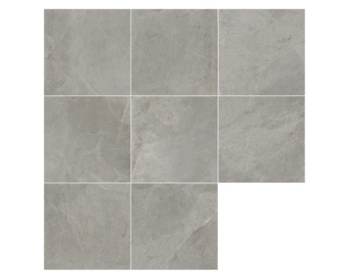 Quadratische Bodenfliesen mit Steinoptik