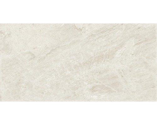 Helle Steinzeugfliese mit Marmoroptik