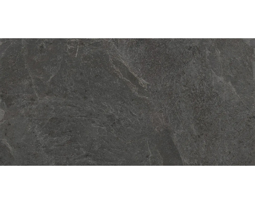Dunkle Bodenfliese mit Steinoptik für den Innen- und Außenbereich