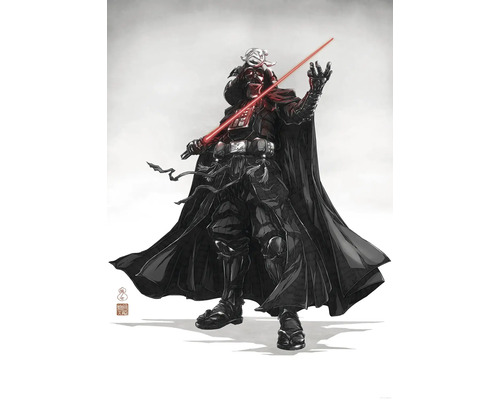 Darth Vader im Samurai-Stil mit Lichtschwert