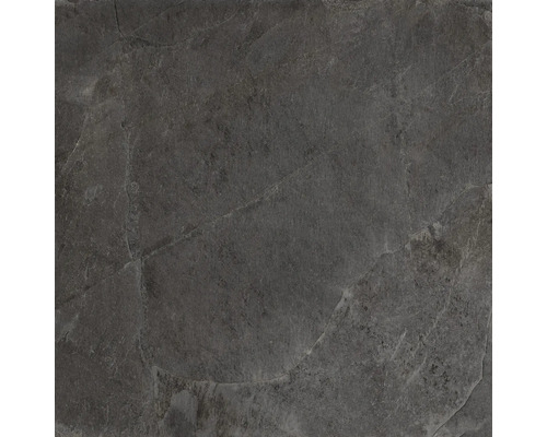Dunkle Bodenfliese mit Steinstruktur