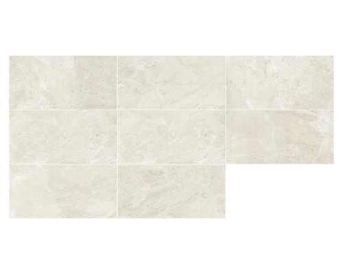 Anordnung von Keramikfliesen mit Marmoroptik