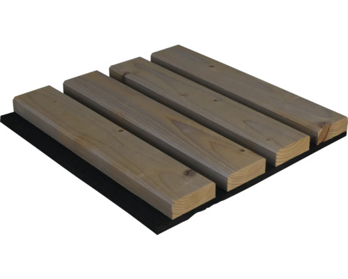 Akustikpaneel Hydroline Massivholz Thermo Fichte glatt geölt Basaltgrau 2380 x 561 x 25 mm Akustikpaneel Hydroline Massivholz Thermo Fichte glatt geölt Basaltgrau 2380 x 561 x 25 mm