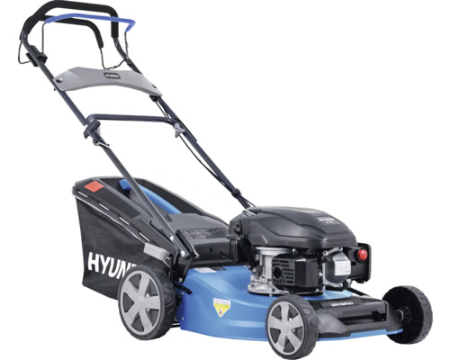 Benzinrasenmäher Hyundai LM4622G-1, mit Radantrieb, Schnittbreite 46 cm Benzinrasenmäher mit Fangkorb