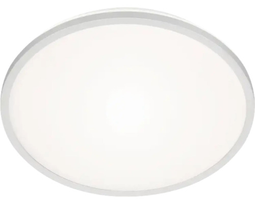 LED Deckenleuchte 16,8W 3000 lm CCT Einstellbare Weißtöne on/off Ø 50 cm weiß/silber IP44 Runde Deckenleuchte
