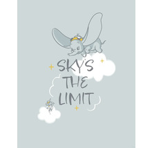 Illustration von Dumbo mit dem Slogan The Sky is the Limit