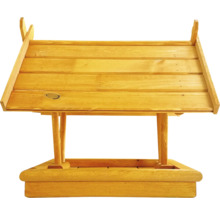 Vogelhaus aus Holz mit Dach
