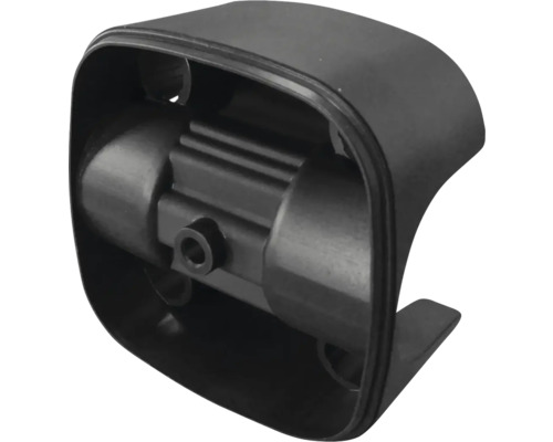 Schwarzes Rollladenzubehörteil für Rollläden