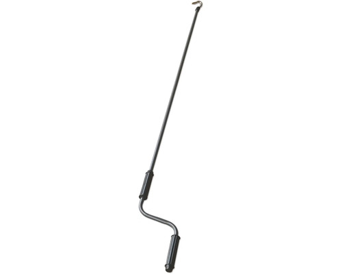 Rolladenkurbel aus Metall mit Haken