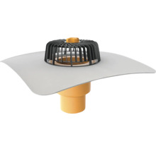 TopWet Dachgully senkrecht mit integrierter PVC Kunststoffdichtungsbahn DN 125 mm