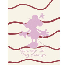 Illustration mit Minnie Maus Silhouette und dem Schriftzug You can do big things.