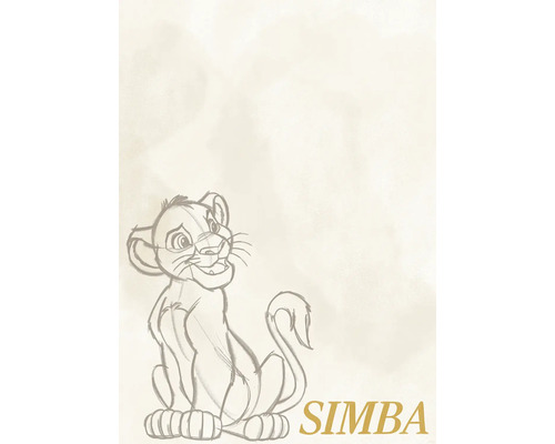 Skizze von Simba, der Löwenkönig