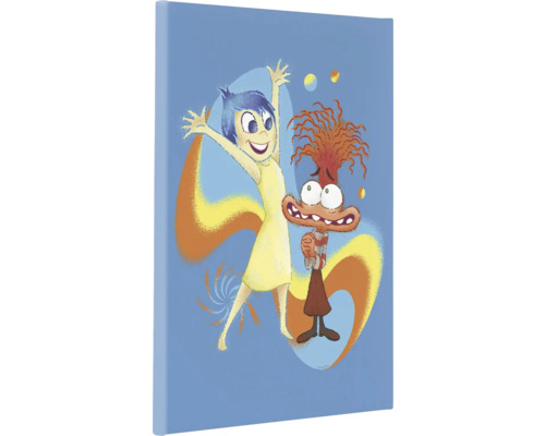 Leinwandbild mit einer Zeichentrickdarstellung von Freude und Bing Bong
