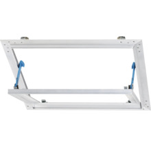 Dachfensterrahmen aus Aluminium mit Öffnungsmechanismus