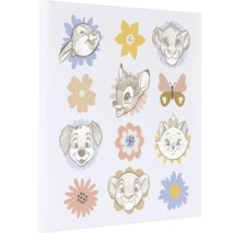 Disney Wandbild mit Tiermotiven und Blumen