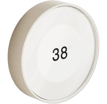 Runder Thermostat mit digitaler Temperaturanzeige