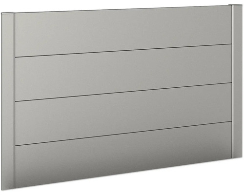 Sichtschutz Biohort für Belvedere 1 Stück Gr.150 quarzgrau-metallic Sichtschutzzaun aus horizontalen Lamellen