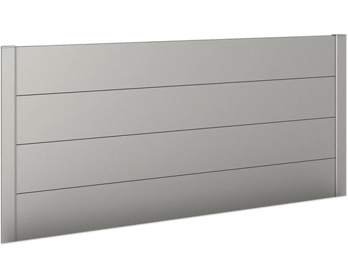 Sichtschutz Biohort für Belvedere 1 Stück Gr.200 quarzgrau-metallic Gartenzaun aus Aluminiumelementen