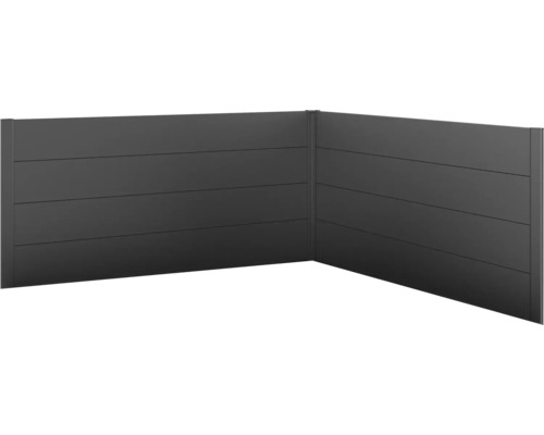 Sichtschutz Biohort für Belvedere L-Form 2 Stück L200 dunkelgrau-metallic Sichtschutz Biohort für Belvedere L-Form 2 Stück L200 dunkelgrau-metallic