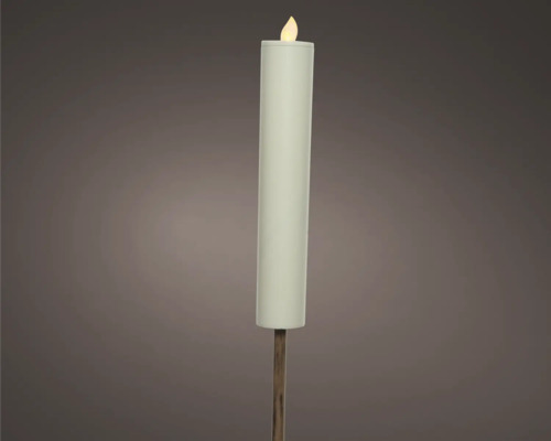 Solarkerze Lumineo Plastik warmweiß